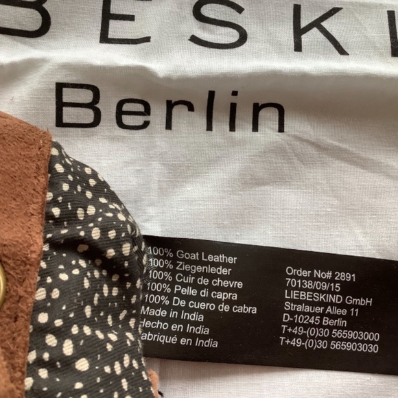 🤩 HOST PICK 🤩 Liebeskind brown boho fringe suede backpack - Picture 3 of 10